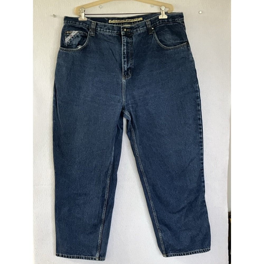 Vintage Paco Jeans Mens 42x30 Blue Denim Skater Baggy Y2K Grunge South Pole
